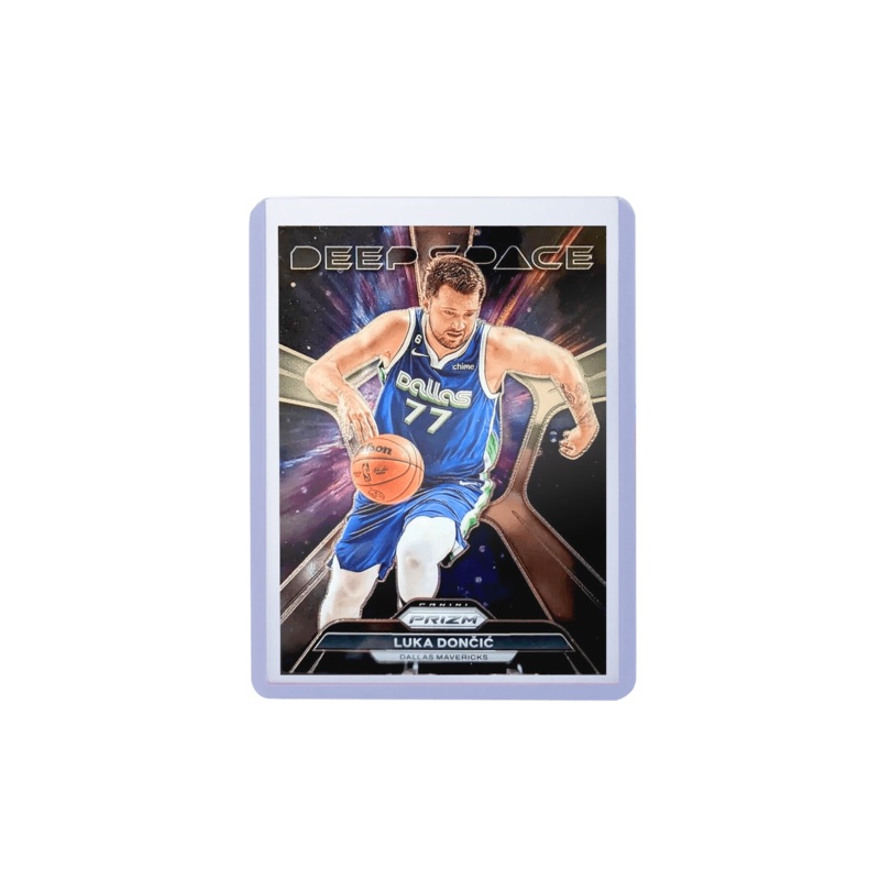 Luka Doncic Dallas Mavericks Panini NBA Prizm Deep Space Insert Card