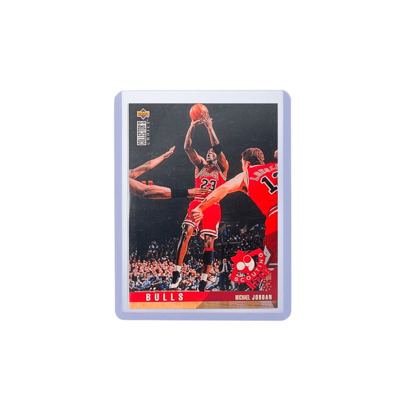 Michael Jordan Chicago Bulls Upper Deck NBA 95 Scouting Report 324 Card