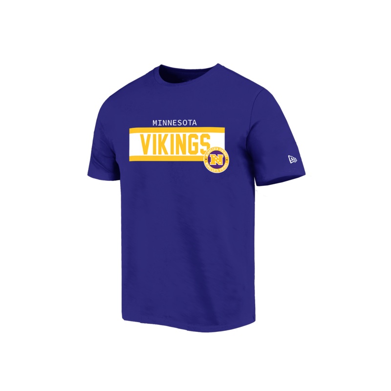 Minnesota Vikings New Era NFL 24 Sideline T-Shirt – Purple