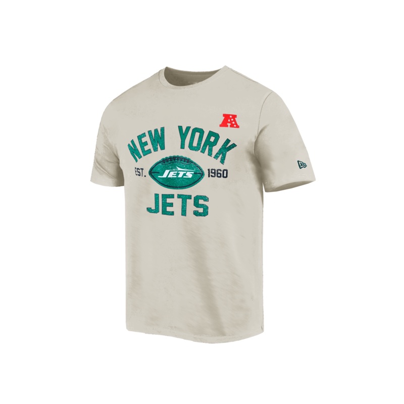 New York Jets New Era NFL 24 Sideline Historic T-Shirt – Stone
