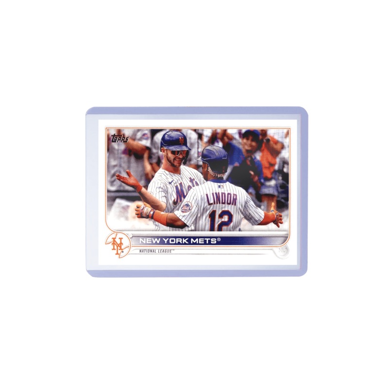 New York Mets Topps MLB Series 1 22 Team Card