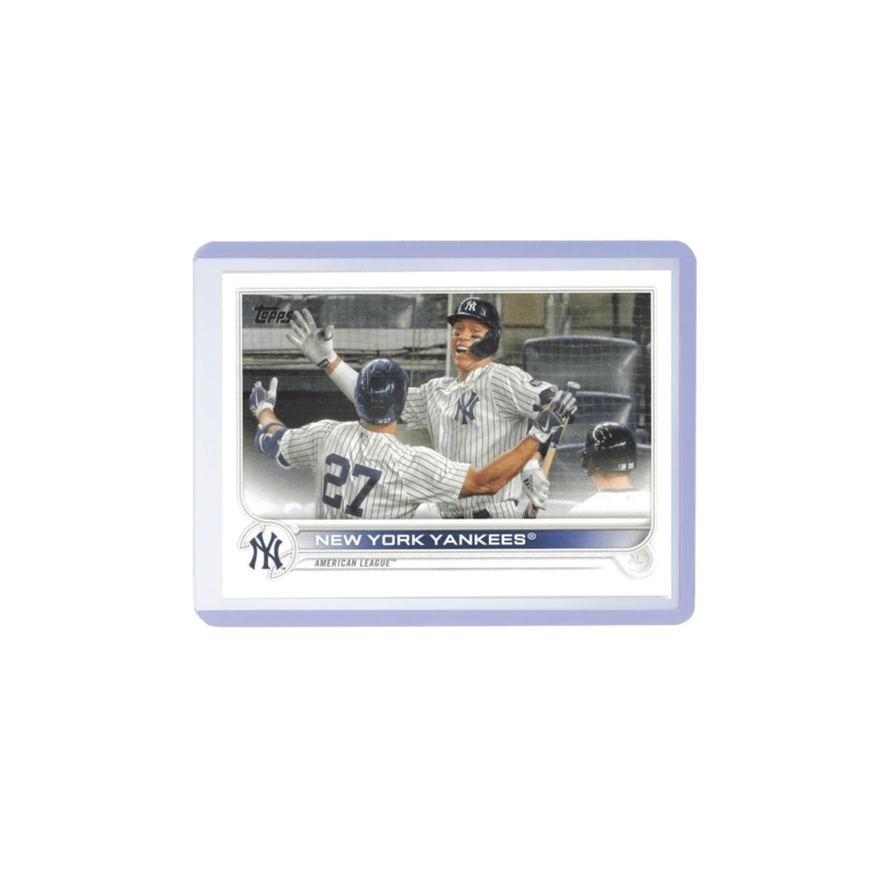 New York Yankees Topps MLB Series 1 22 Team Card