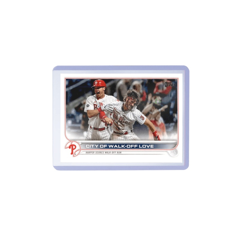 Philadelphia Phillies Topps MLB Series 1 22 Walk Off Card