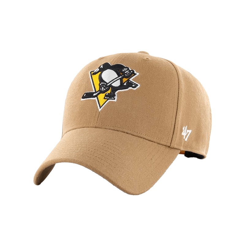 Pittsburgh Penguins ’47 NHL Team MVP Snapback Hat – Camel