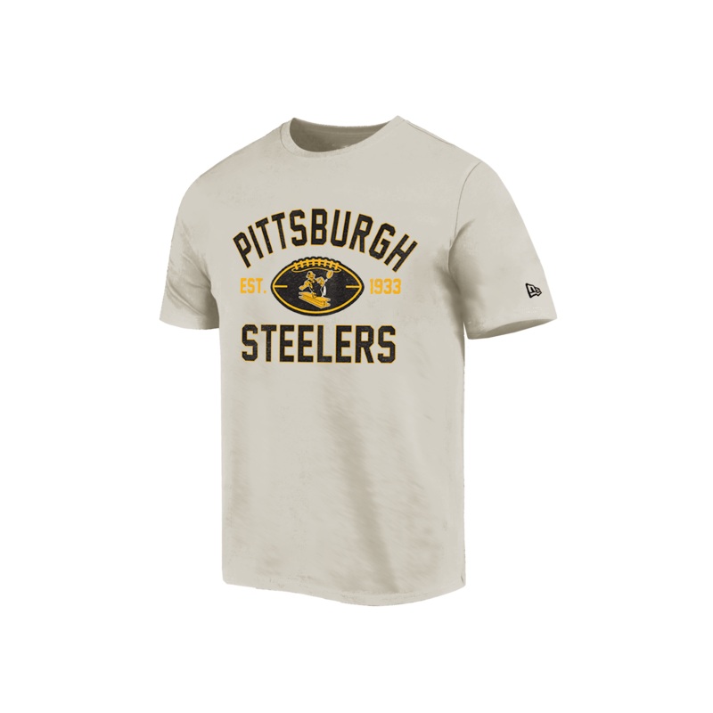 Pittsburgh Steelers New Era NFL 24 Sideline Historic T-Shirt – Stone