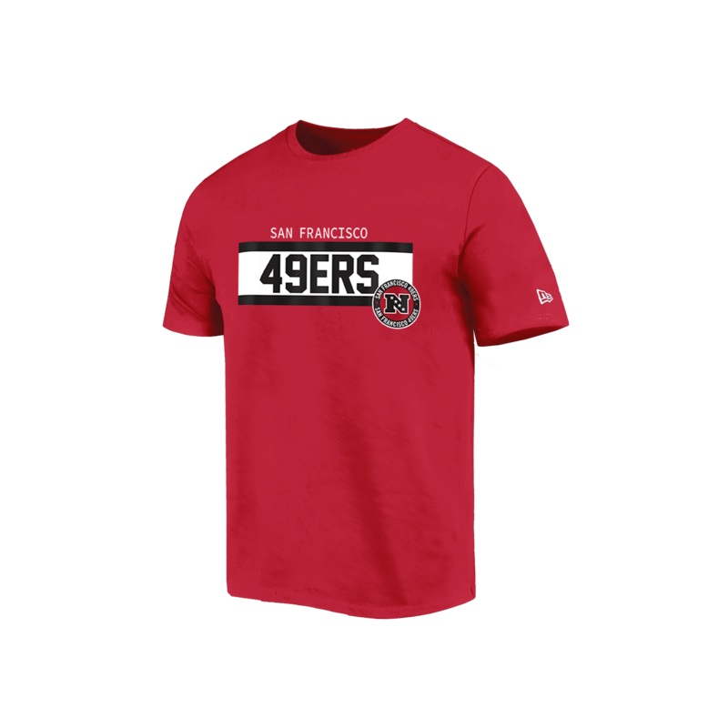 San Francisco 49ers New Era NFL 24 Sideline T-Shirt – Red