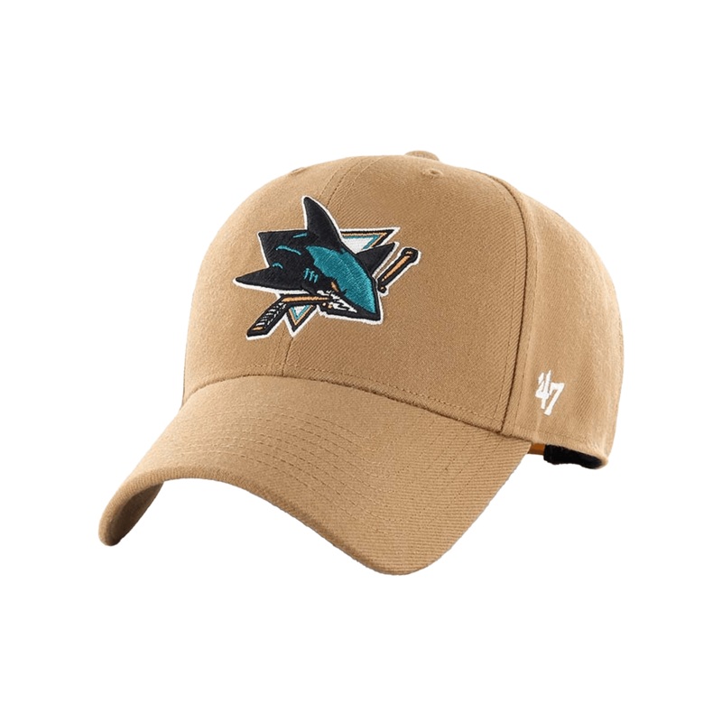 San Jose Sharks ’47 NHL Team MVP Snapback Hat – Camel