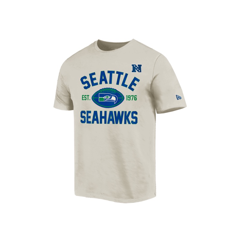 Seattle Seahawks New Era NFL 24 Sideline Historic T-Shirt – Stone