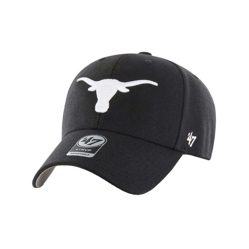 Texas Longhorns ’47 NCAA Monochrome Legend MVP Adjustable Hat – Black