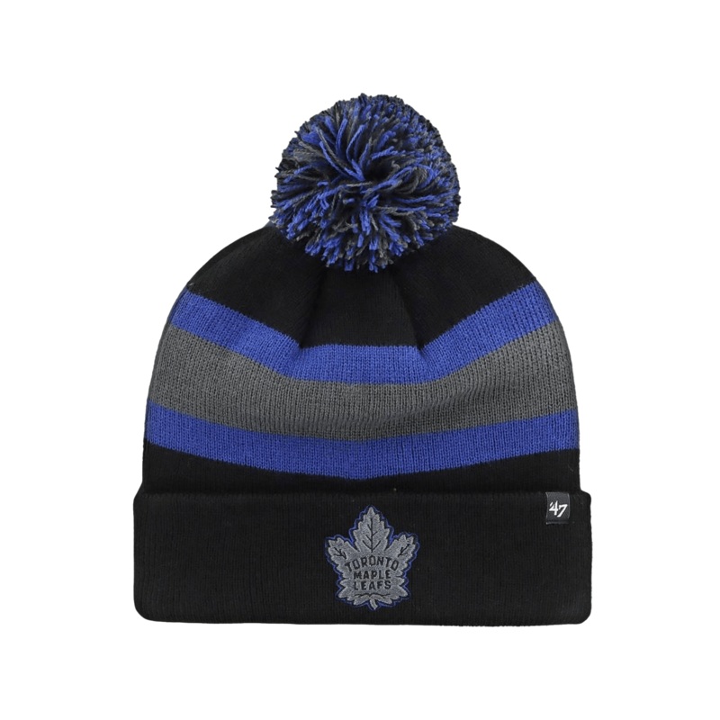Toronto Maple Leafs ’47 NHL Highlight Breakaway Knit Beanie – Black