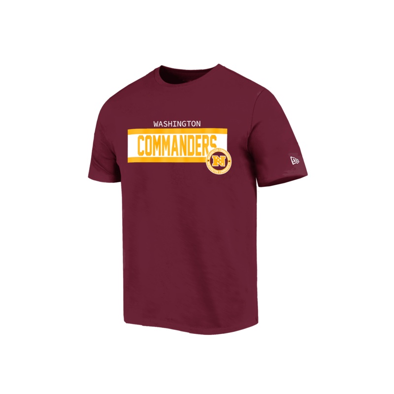 Washington Commanders New Era NFL 24 Sideline T-Shirt – Burgundy