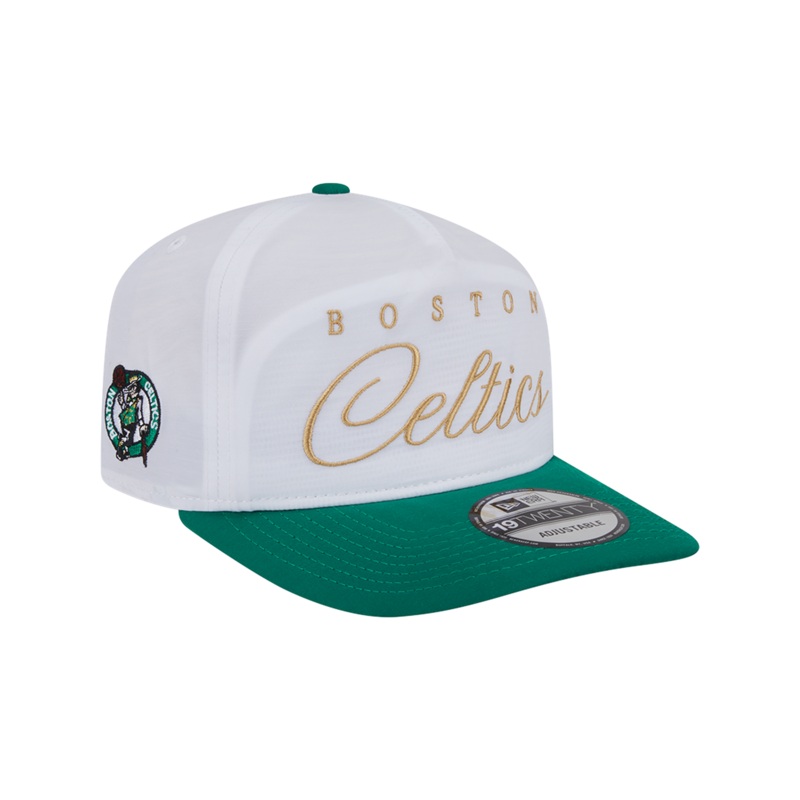 Boston Celtics New Era NBA 25 Draft 19TWENTY A-Frame Pre-Curved Hat – White