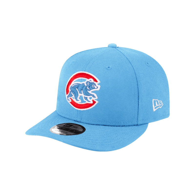 Chicago Cubs New Era MLB Alt 9FIFTY Pre-Curved Snapback Hat – Baby Blue