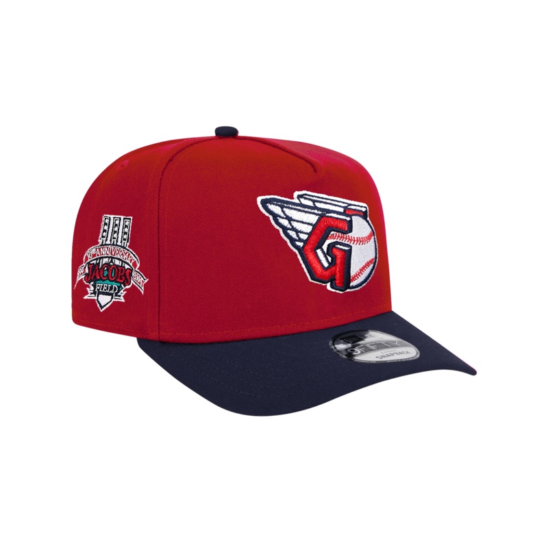 Cleveland Guardians New Era MLB Jacob Stadium 2T Pre-Curved 9FIFTY A-Frame Snapback Hat