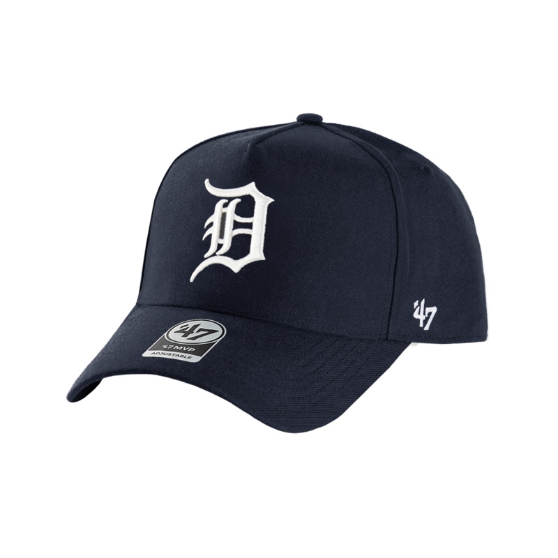 Detroit Tigers ’47 MLB Team MVP DT Snapback Hat – Navy