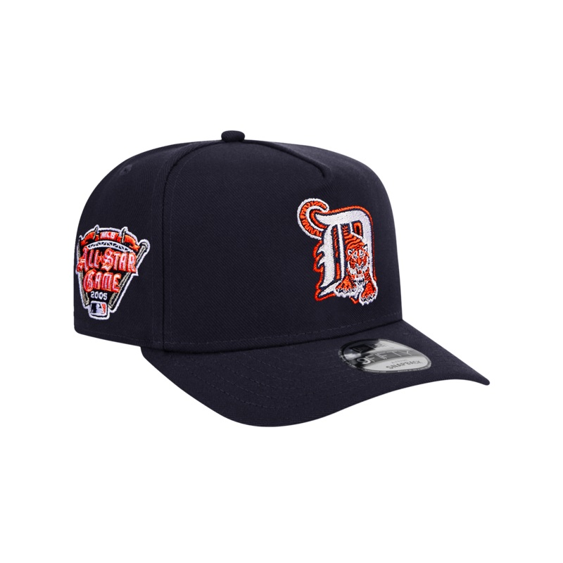 Detroit Tigers New Era MLB 05 ASG Pre-Curved 9FIFTY A-Frame Snapback Hat – Navy
