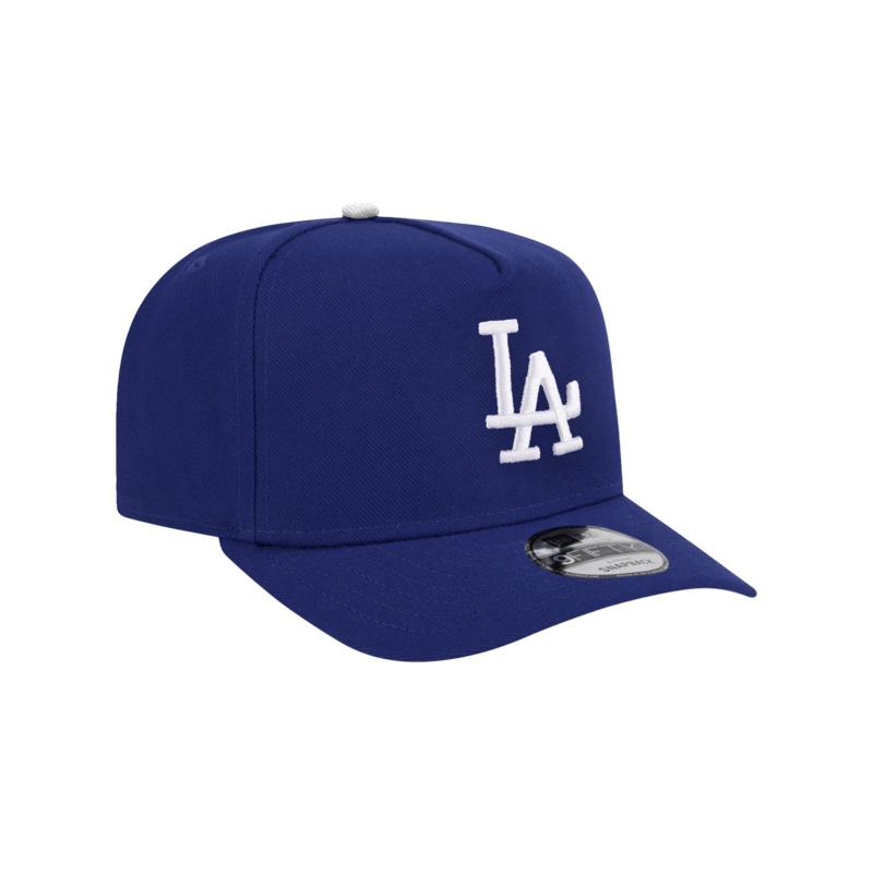 Los Angeles Dodgers New Era MLB Team Pre-Curved 9FIFTY A-Frame Snapback Hat – Blue