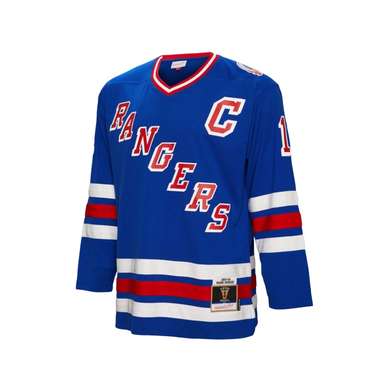 Mark Messier New York Rangers Mitchell & Ness NHL 1991 Power Play Jersey – Blue