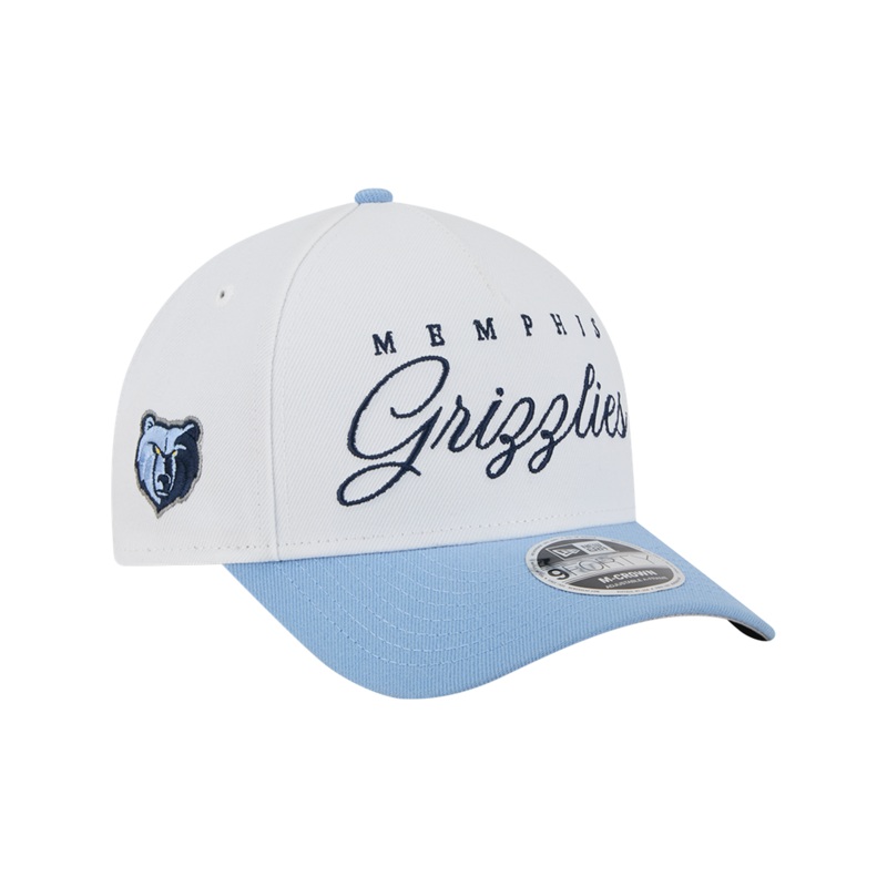 Memphis Grizzlies New Era NBA 25 Draft 9FORTY M-Crown A-Frame Snapback Hat – White