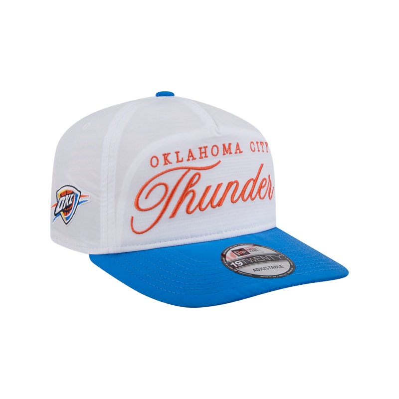 Oklahoma City Thunder New Era NBA 25 Draft 19TWENTY A-Frame Pre-Curved Hat – White