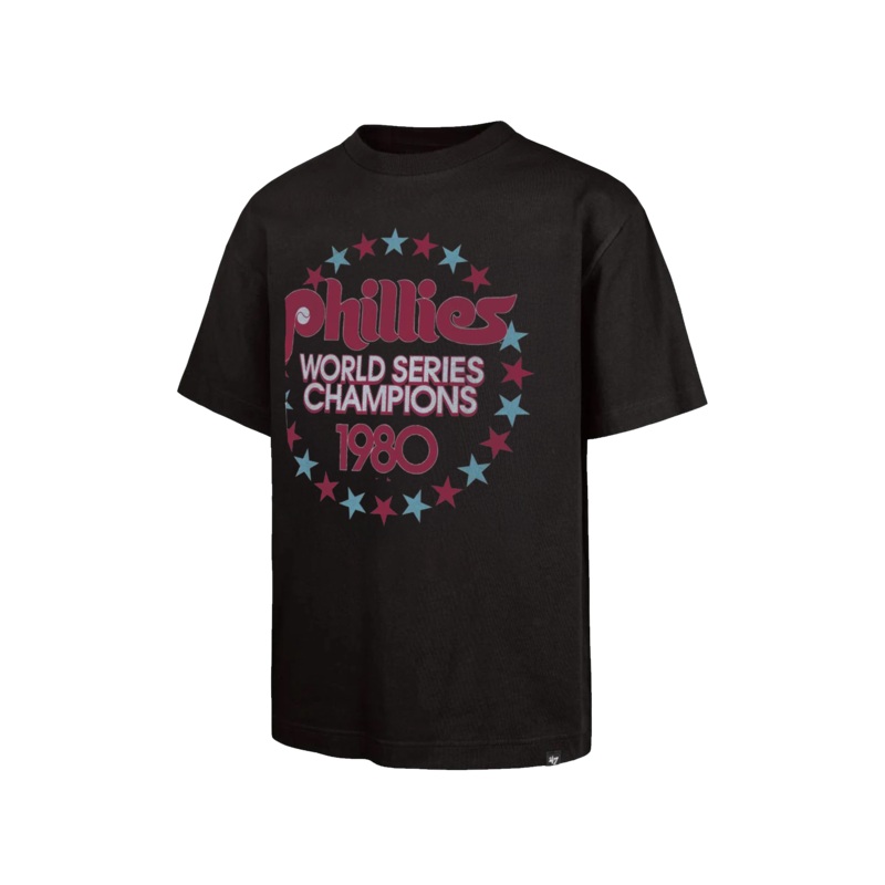 Philadelphia Phillies ’47 MLB 80 Champs Vintage Foundation T-Shirt – Carbonite