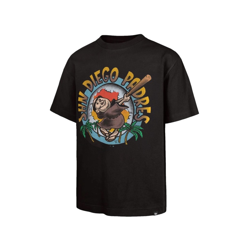 San Diego Padres ’47 MLB Throwback Vintage Foundation T-Shirt – Carbonite