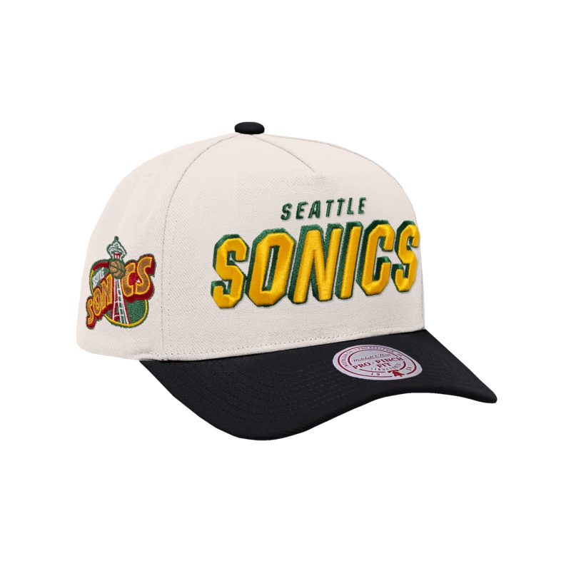 Seattle Supersonics Mitchell & Ness NBA HWC Draft Day Pro Pinch Snapback Hat