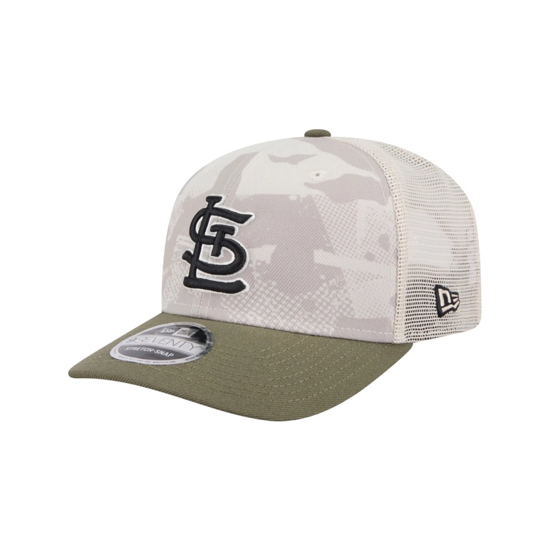 St Louis Cardinals New Era MLB Armed Forces 2025 9SEVENTY Stretch-Snapback Hat